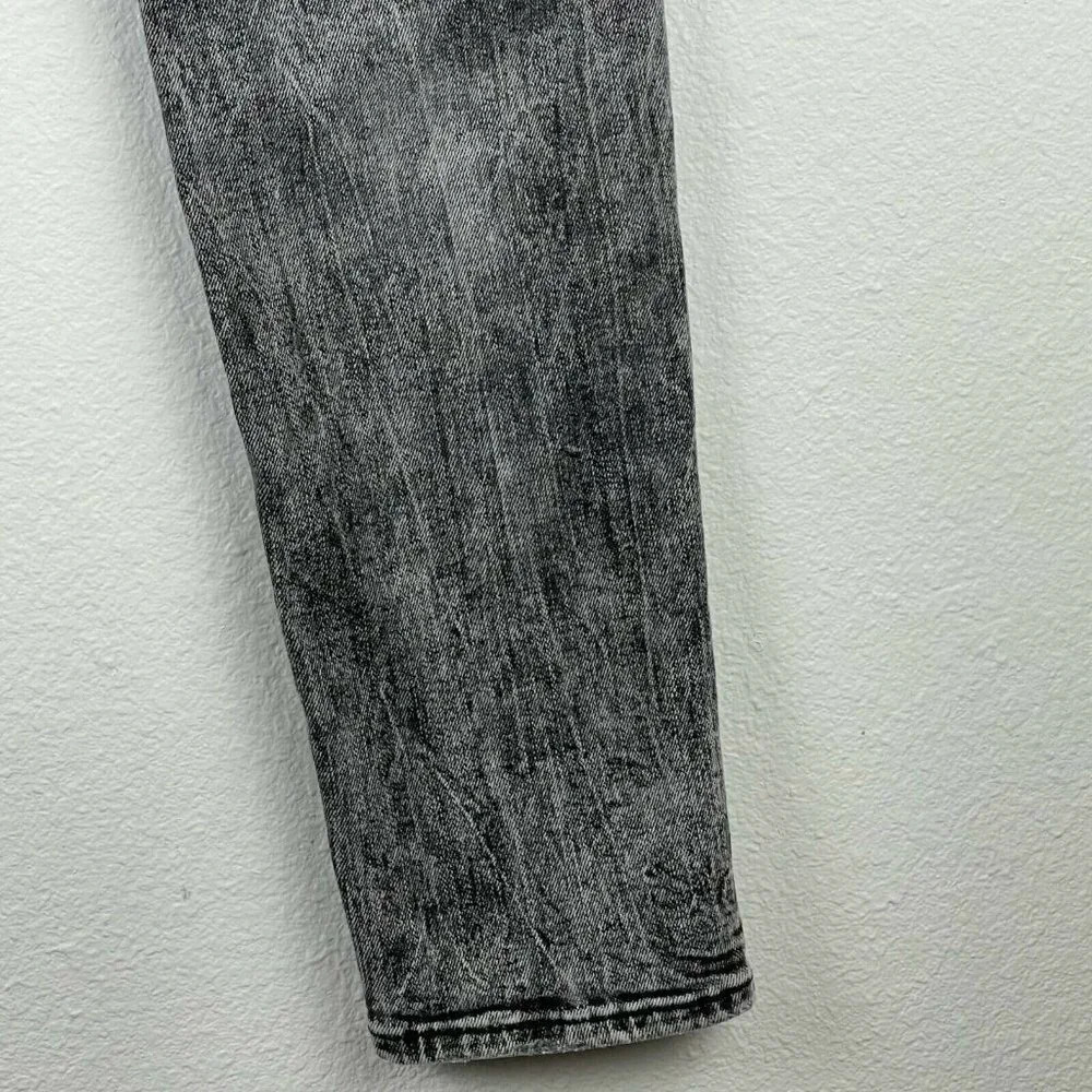 American Eagle Next Level Flex Jeans Mens 26 x 28 Distressed Acid Washed Black - Picture 8 of 10